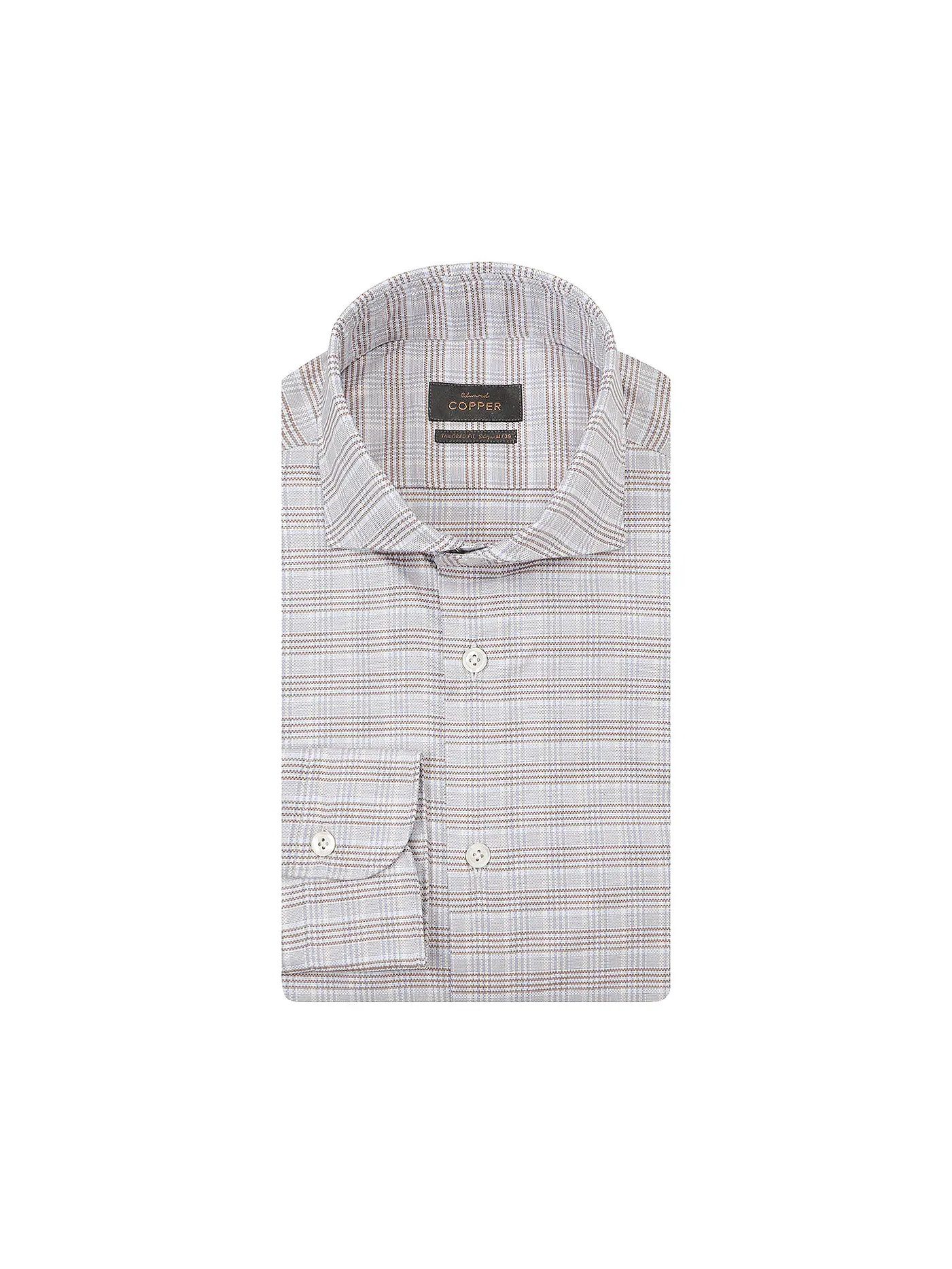 EDWARD COPPER | Hemd Tailored Fit | beige